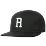 R Letter Snapback Cap black