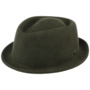 Blank Pork Pie Felt Hat by Lierys dark green