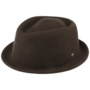 Blank Pork Pie Felt Hat by Lierys dark brown