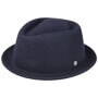 Blank Pork Pie Felt Hat by Lierys blue