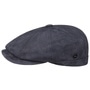 Nappa Wax Leather Flat Cap by Lierys blue