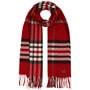 Cashmink Oversized Fringed Scarf by Fraas dark red