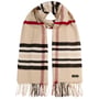 Cashmink Oversized Fringed Scarf by Fraas camel