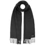 Cashmink Uni Fringed Scarf by Fraas black