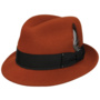 LiteFelt Trilby Hat by Bailey 1922 rust