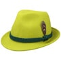 Classic Tyrolean Wool Felt Hat by Lipodo green