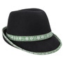 Bavarian Hat with Edelweiss Trim green