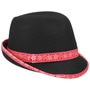 Bavarian Hat with Edelweiss Trim red