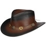 Tombstone Leather Hat by Scippis brown