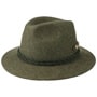 Traditional Hat with Decorative Buttons olive