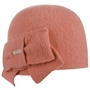 Litika Milled Wool Hat Loop by Seeberger coral