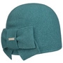 Litika Milled Wool Hat Loop by Seeberger petrol blue
