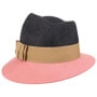 Asym Twotone Wool Felt Hat by Lierys navy-old rose