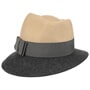 Asym Twotone Wool Felt Hat by Lierys beige-anthracite