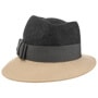 Asym Twotone Wool Felt Hat by Lierys anthracite-beige