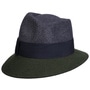 Asym Twotone Wool Felt Hat by Lierys grey-olive