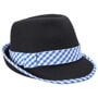 Women´s Tyrolean Hat with Checked Band blue