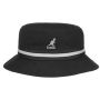 Stripe Lahinch Cotton Hat by Kangol black