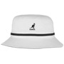 Stripe Lahinch Cotton Hat by Kangol white
