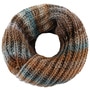 Jasila Snood by Lierys brown-blue