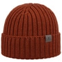 Merino Rib Knit Hat by Lierys rust