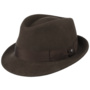 Classic Wool Trilby Hat by Lierys brown
