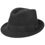 Classic Wool Trilby Hat by Lierys black