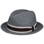 Salemo Player Pie Hat by Bailey 1922 dark grey