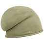 Rolled Edge Beanie by Seeberger light olive