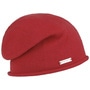 Rolled Edge Beanie by Seeberger red