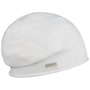 Rolled Edge Beanie by Seeberger white