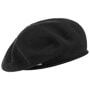 Rolled Edge Beret by Seeberger black