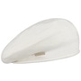 Rolled Edge Beret by Seeberger white