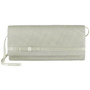 Sinamay Clutch Shoulder Bag by Seeberger grey