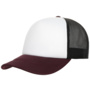 Tricoloured Rapper Cap bordeaux