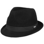 Bardolino Cotton Trilby Hat by Chillouts black