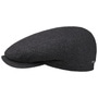 Belfast Wool Blend Flat Cap by Stetson anthracite