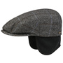 Kent Wool Ivy Cap with Earflaps by Stetson grey-black