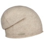 Rolled Edge Cashmere Beanie by Seeberger beige