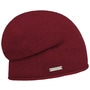Rolled Edge Cashmere Beanie by Seeberger bordeaux