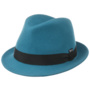 Kids Wool Felt Trilby Hat by Lipodo petrol blue