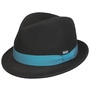 Kids Wool Felt Trilby Hat by Lipodo black