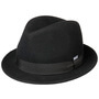Kids Wool Felt Trilby Hat by Lipodo black-black