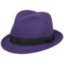 Kids Wool Felt Trilby Hat by Lipodo purple