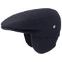 Teflon Flat Cap with Earflaps by Lierys blue