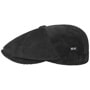 8 Panel Cordial Flat Cap by Lipodo black