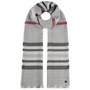 Basic Checked Scarf by Fraas grey