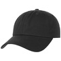 Low Profile Cotton Strapback Cap black
