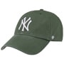 Yankees CleanUp Strapback Cap by 47 Brand olive