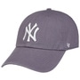 Yankees CleanUp Strapback Cap by 47 Brand purple